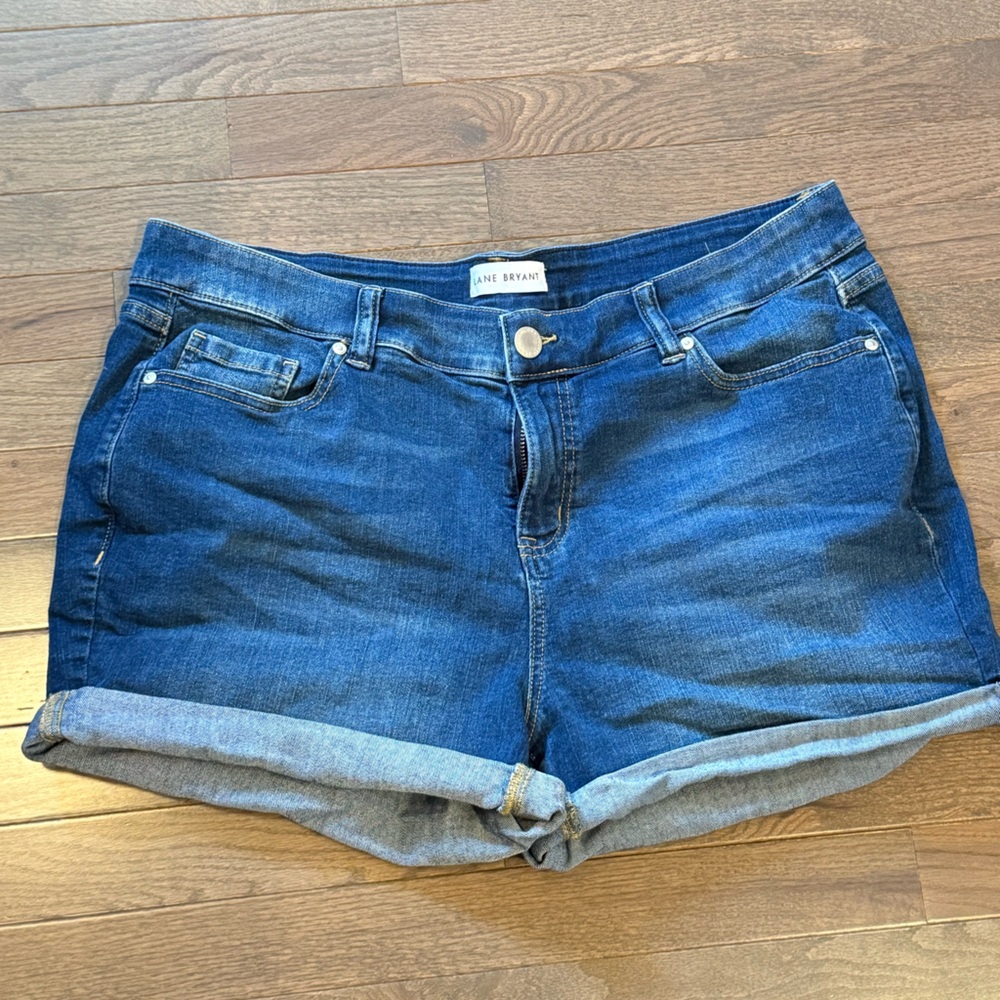 Lane Bryant Blue Denim Shorts